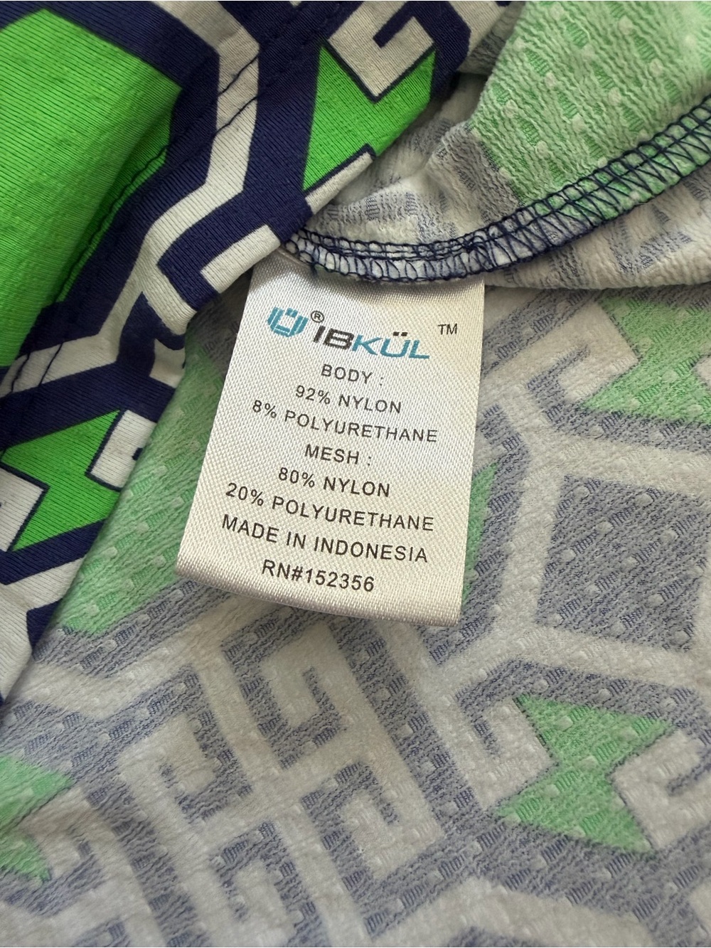IBKUL Icifil Long Sleeve 1/4 Zip Sun Golf Pullover Classic Key Green Size Large - Picture 4 of 10